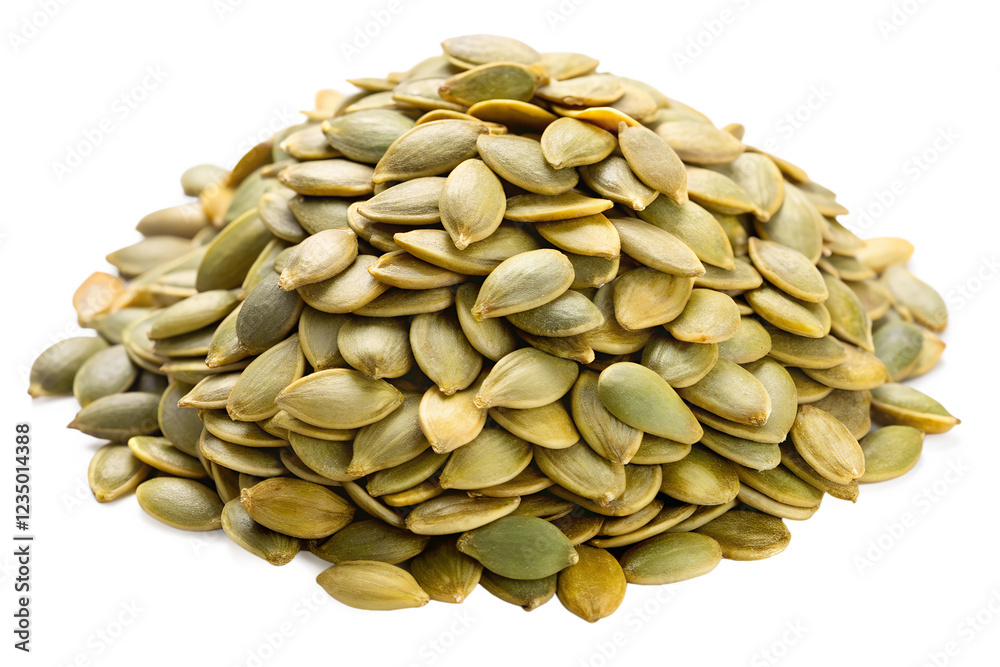 pumpkin seeds isolated on white background pumpkin seeds isolated on white background