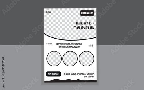 Best massage flyer design