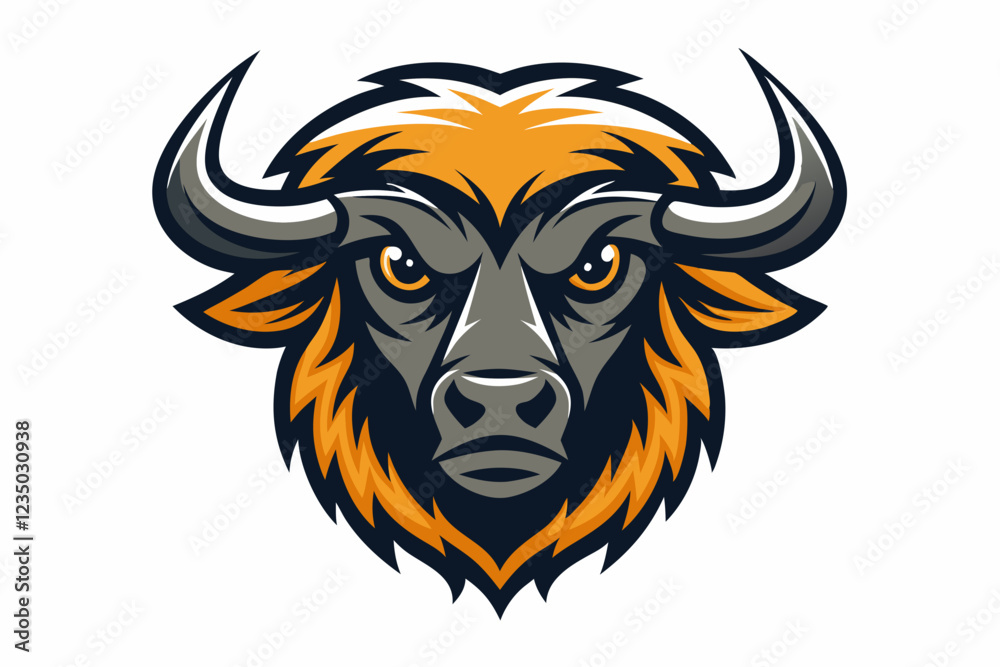 buffalo head with cap logo buffalo head with cap logo