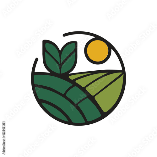 Agriculture logo vector art