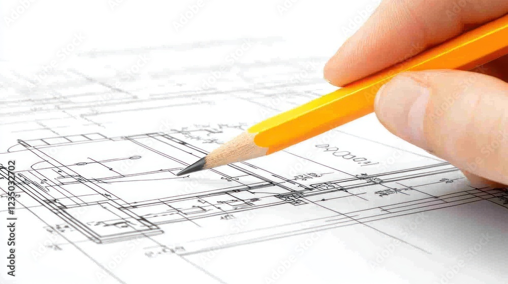 Architectural Design: Blueprint and Pencil Architectural Design: Blueprint and Pencil