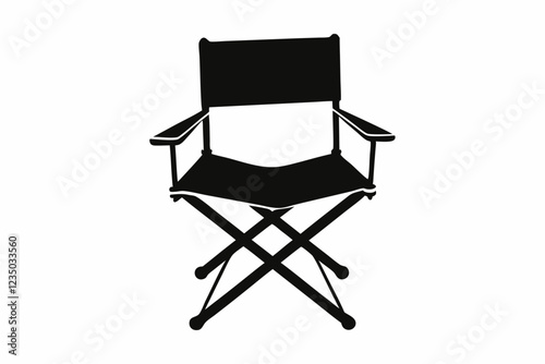 camping chair silhouette