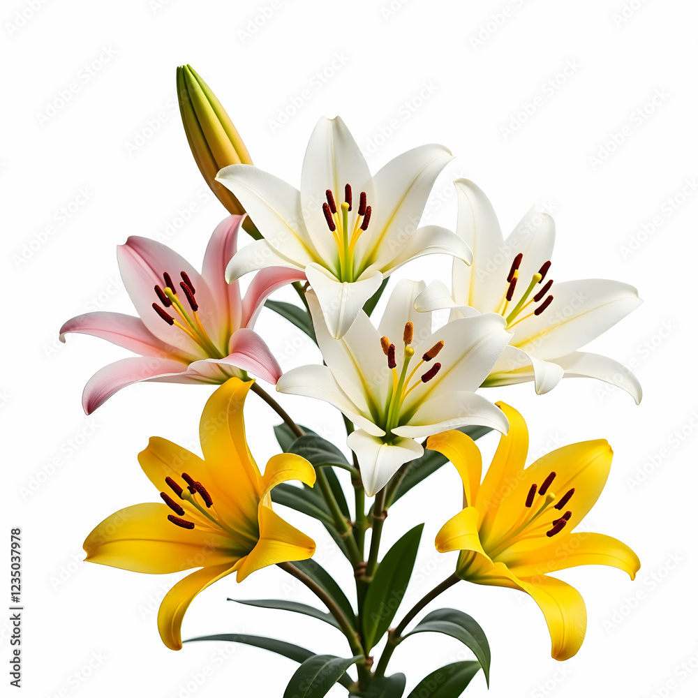 Obraz premium Lilies for Every Garden Style Featuring Stunning Blooms