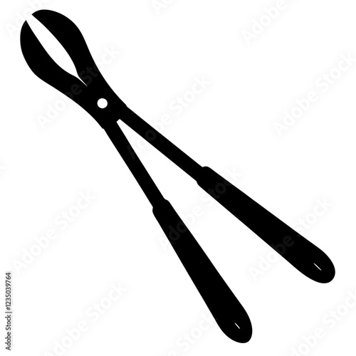  silhouette vector of various knives and sharp tools, scissors tool vector illustration	