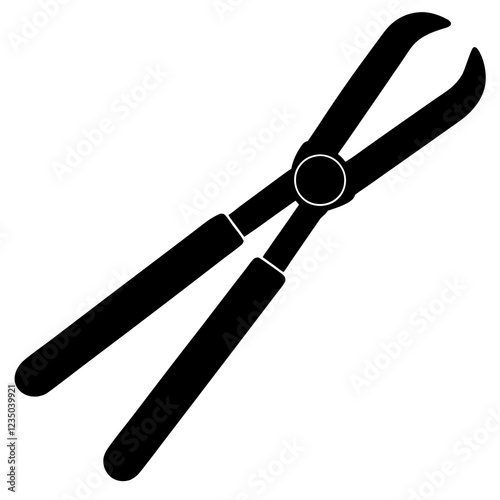  silhouette vector of various knives and sharp tools, scissors tool vector illustration	
