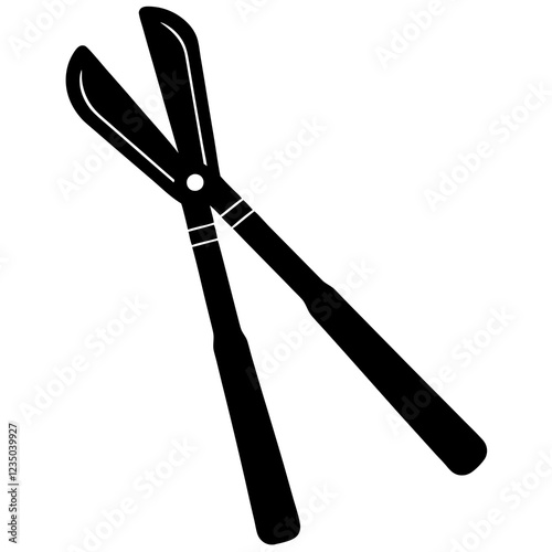  silhouette vector of various knives and sharp tools, scissors tool vector illustration	
