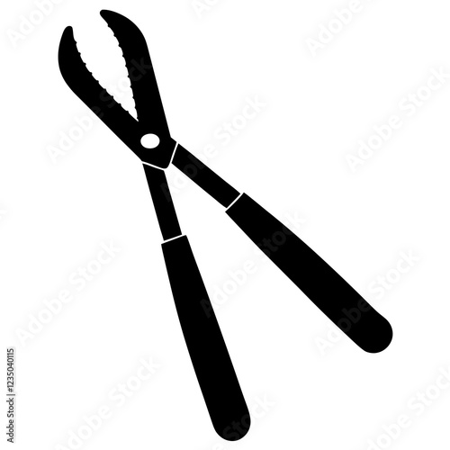  silhouette vector of various knives and sharp tools, scissors tool vector illustration	
