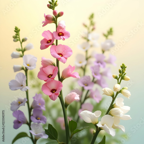 Sweet peas fragrant and beautiful flowers ideal for garden lovers photo