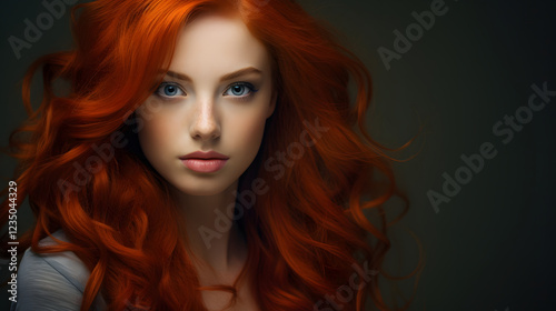 redheaded beautiful woman