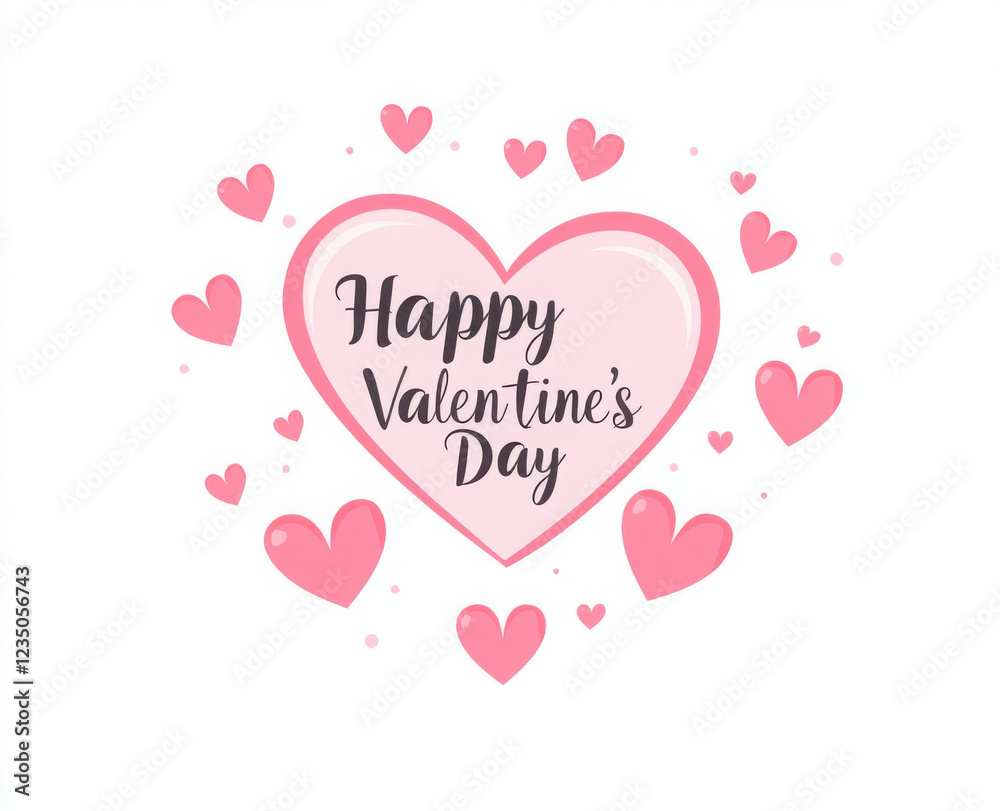 Happy Valentines Day typography poster with handwritten calligraphy text, Vector illustration
Happy Valentines Day typography poster with handwritten calligraphy text, Vector illustration