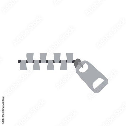 zipper zip vector symbol illustration