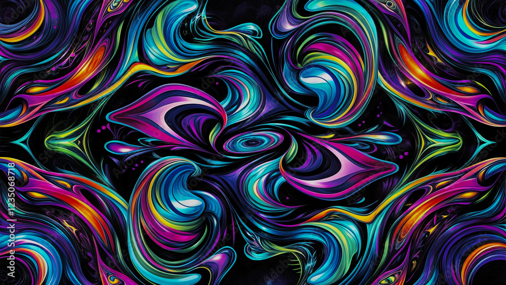 Obraz premium Electrography pattern 