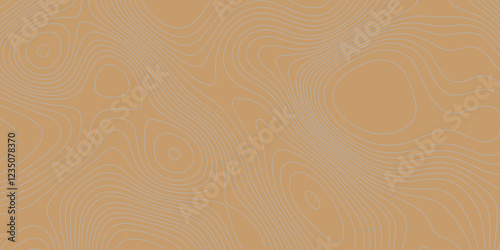 Grey curve line color background topography contour map relief land texture art, abstract contour line style geodesy geographic mountain topography vintage outdoors style seamless pattern background.