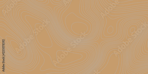 Grey curve line color background topography contour map relief land texture art, abstract contour line style geodesy geographic mountain topography vintage outdoors style seamless pattern background.
