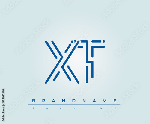 Konstfotografi XT Technology Letter  Logo Template