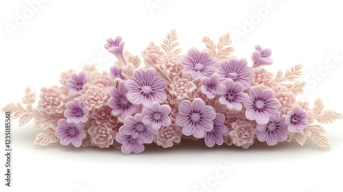Delicate Lavender and Pink Floral Arrangement