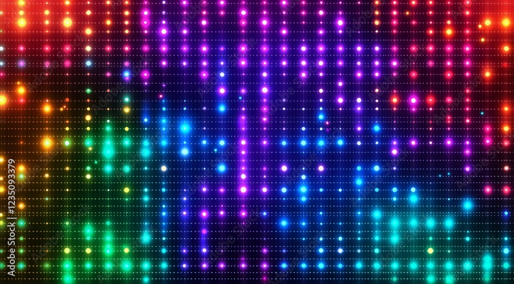 Technological and attractive background with geometric patterns and neon colors Technological and attractive background with geometric patterns and neon colors