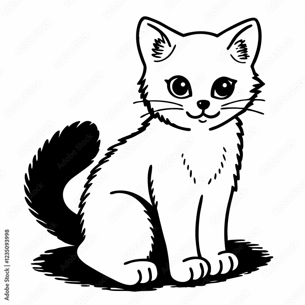 black and white cat black and white cat