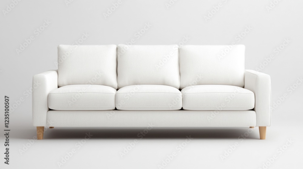 White sofa, modern design, minimalist room, interior design, home decor White sofa, modern design, minimalist room, interior design, home decor