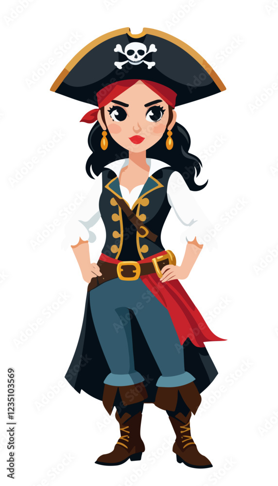 Strong and Fearless Lady Buccaneer Artwork Strong and Fearless Lady Buccaneer Artwork