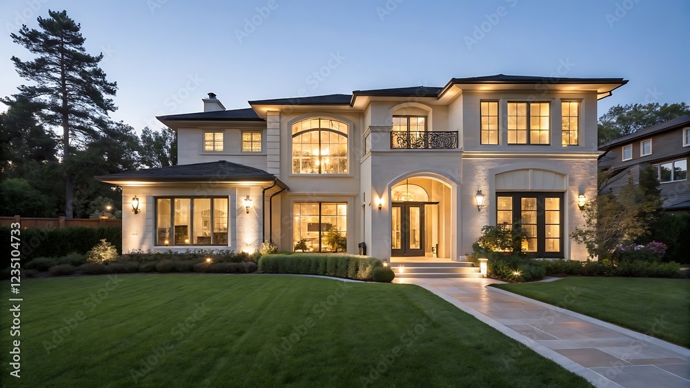Modern Luxury Home with Beautiful Exterior and Elegant Design Modern Luxury Home with Beautiful Exterior and Elegant Design