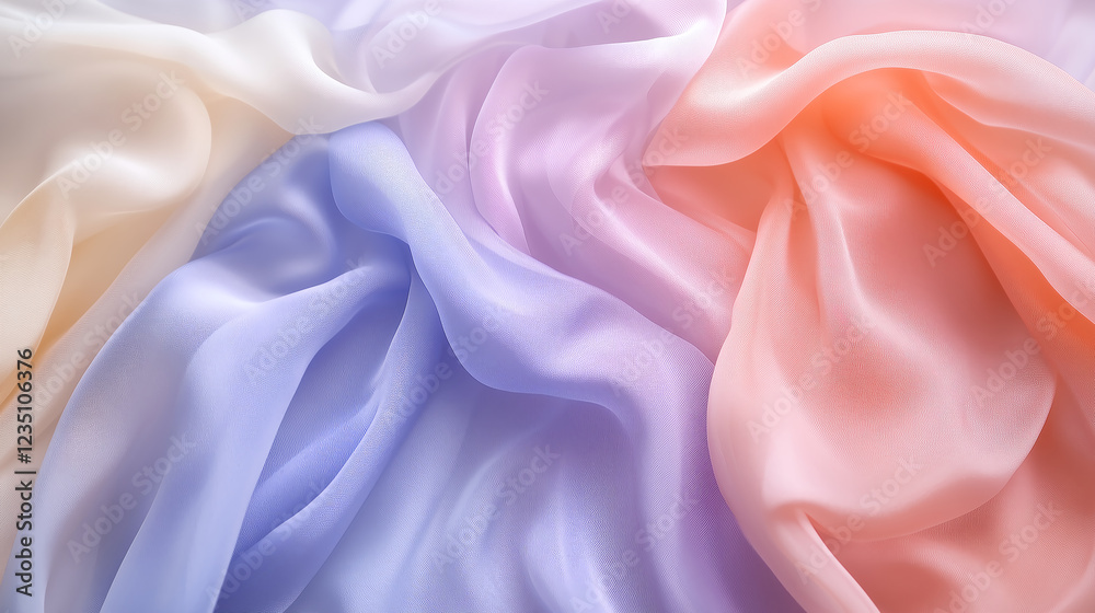 Obraz premium Soft Pastel Fabric Background