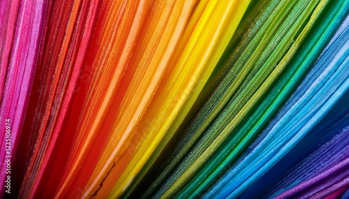 Rainbow colors and patterns, ideal for topics related to diversity, nature, and beauty. photo