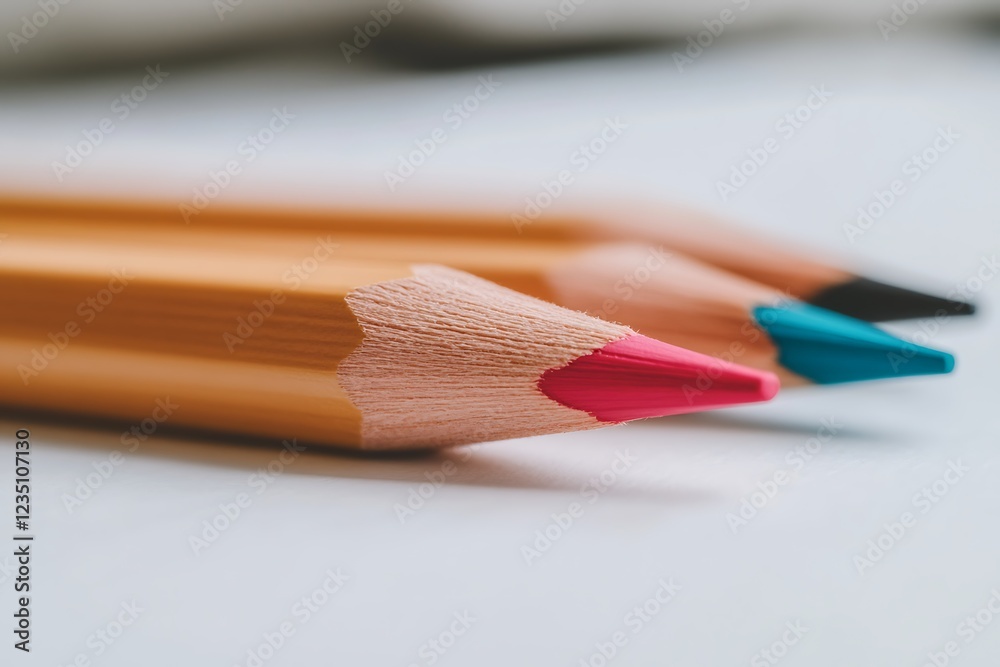 Obraz premium Close-up of Colorful Pencils