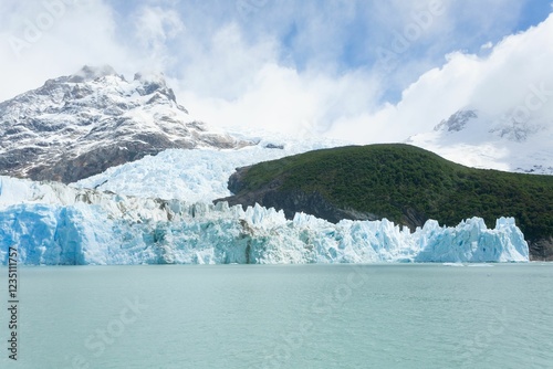 Spegazzini Glacier view from Argentino lake, Patagonia landscape photo