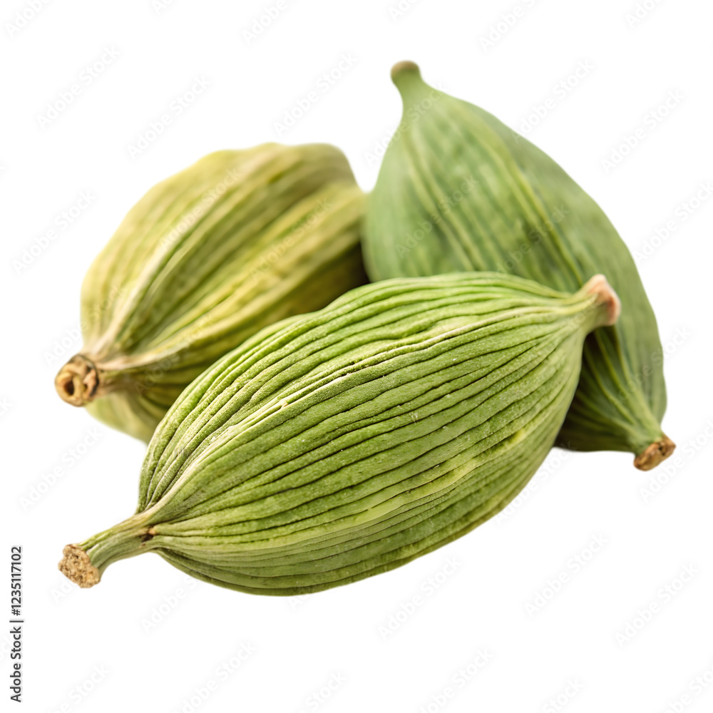 custom made wallpaper toronto digitalCardamom pods isolated on white green cardamon se
