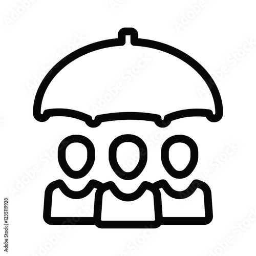 Business Group Insurance Icon