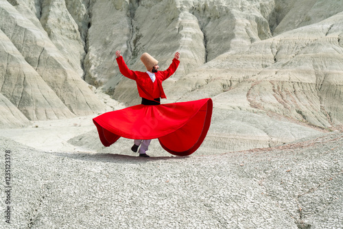 sufi whirling (Turkish: Semazen) is a form of Sama or physically active meditation which originated among Sufis.
