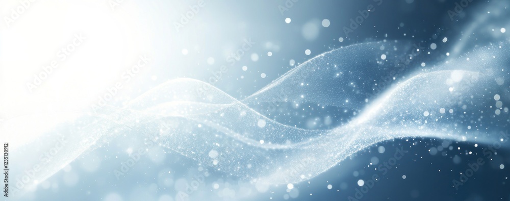Serene Abstract Winter Wonderland: A Digital Artwork of Glimmering Waves Serene Abstract Winter Wonderland: A Digital Artwork of Glimmering Waves