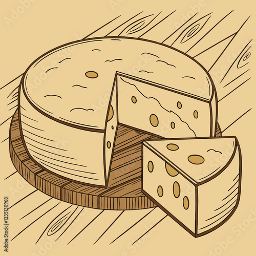 illustration of cheese