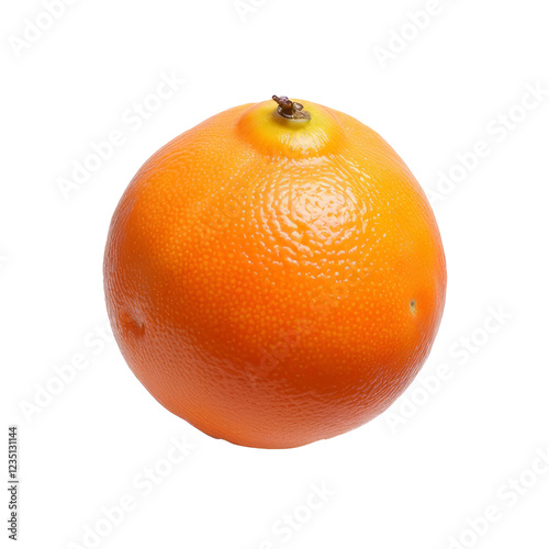 Grapefruit, fresh ripe fruit isolated on transparent background, close-up shot