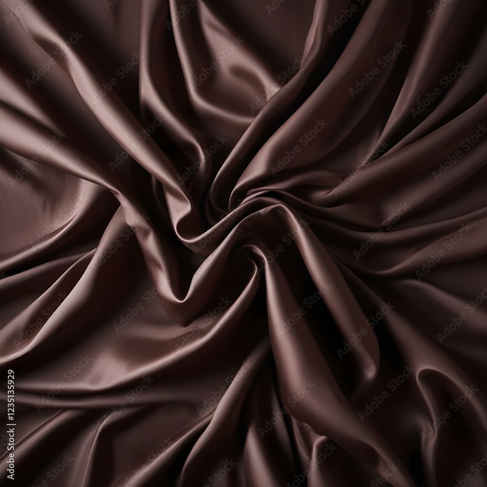 Obraz premium Tela satinada arrugada con pliegues y sombras espectaculares, creando una textura sensual y lujosa