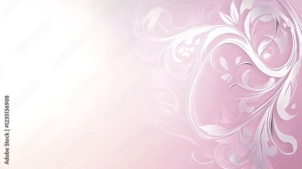 Elegant Pink Floral Design Background Image Elegant Pink Floral Design Background Image