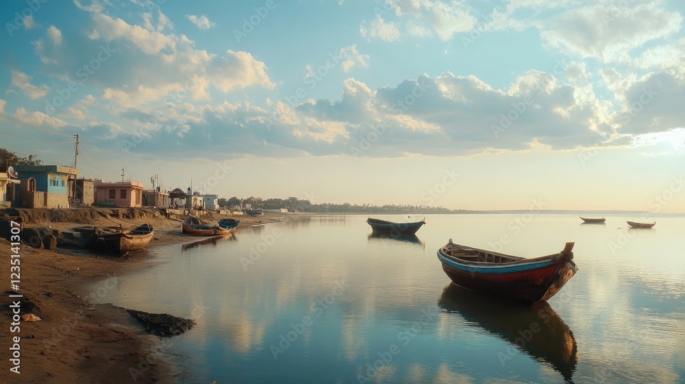A picturesque coastline reflecting Tamil Nadu's natural beauty A picturesque coastline reflecting Tamil Nadu's natural beauty