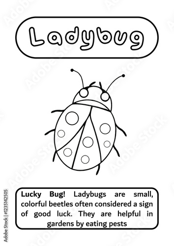 Ladybug Coloring Page