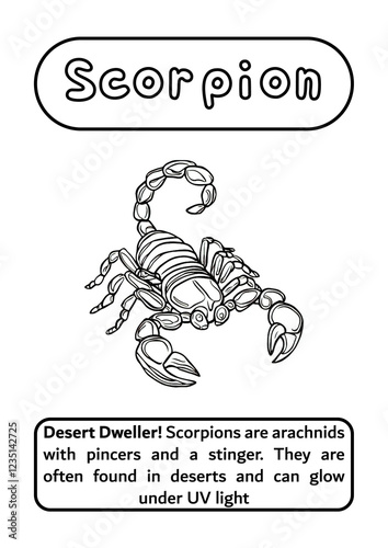 Scorpion Coloring Page