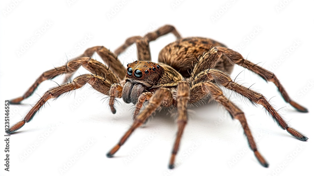 A wolf spider A wolf spider