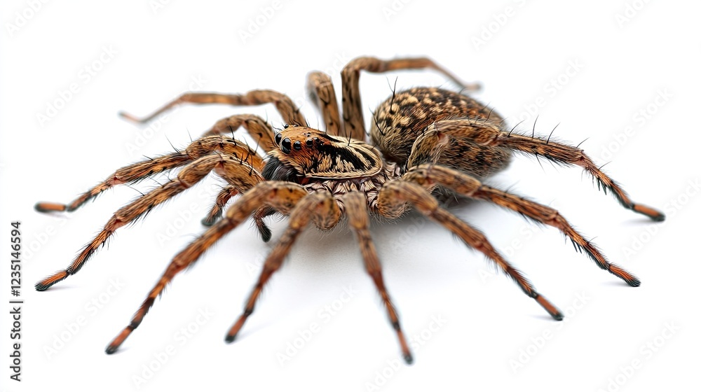 A wolf spider A wolf spider