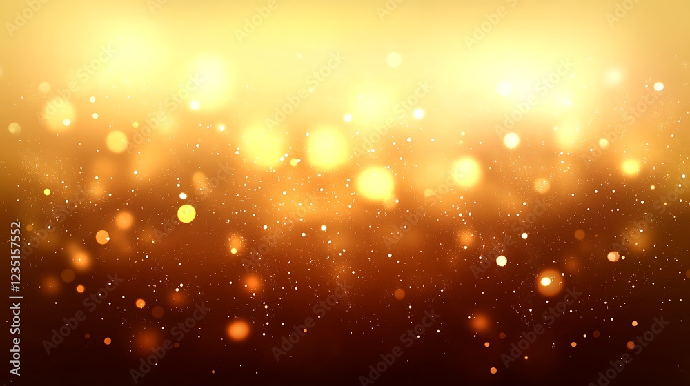 Golden Lights Shimmering Abstract Background Golden Lights Shimmering Abstract Background