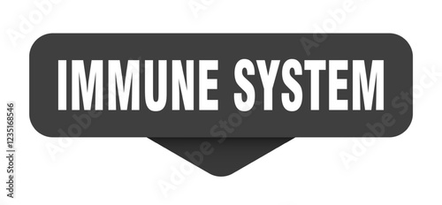 immune system sticker. immune system sign on transparent background