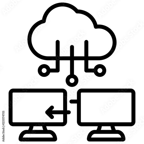 Cloud Computing Icon