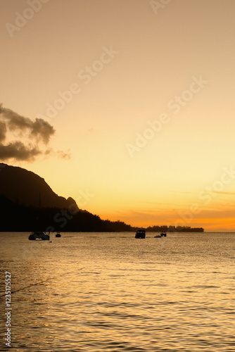 Sunset in Kauai, Hawaii