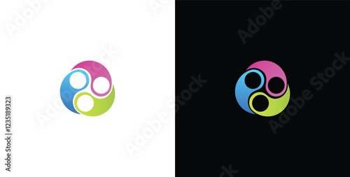 Logo Business Team work department vector icon design

