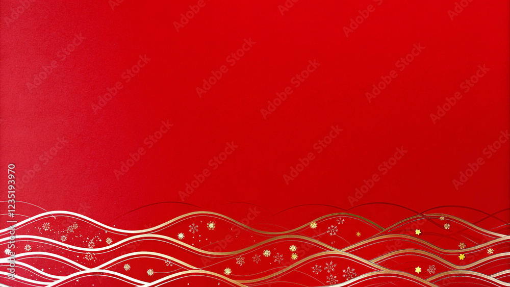 A minimalist design featuring a wavy pattern on a soft fabric A minimalist design featuring a wavy pattern on a soft fabric