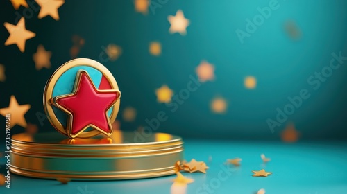 3D badge shape super offer sale promotion discount background