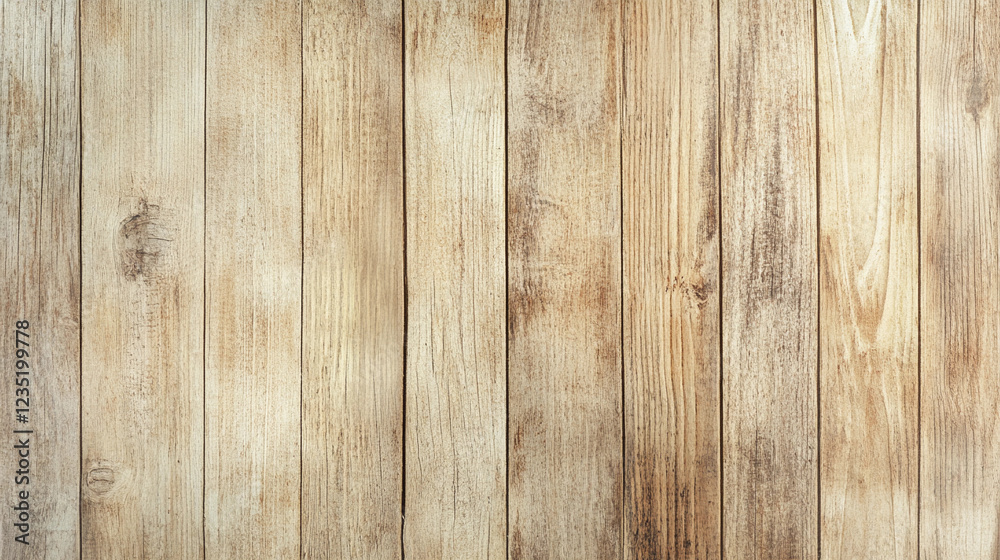 Fototapeta premium Natural wood plank texture showcasing a warm, light wooden surface ideal for backgrounds and interior design projects. Generative AI